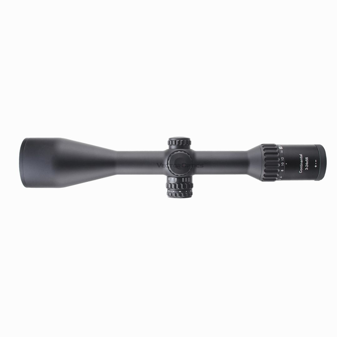 Vector Optics Continental x8 3-24x56 SFP ED IR German #4 Fiber 1/4MOA 30mm Rifle Scope