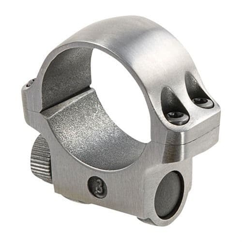 Ruger 3K 1" Stainless Low Rifle Scope Single Mount Ring (For KM77, K77, 10/22 ,K1 ,Redhawk)