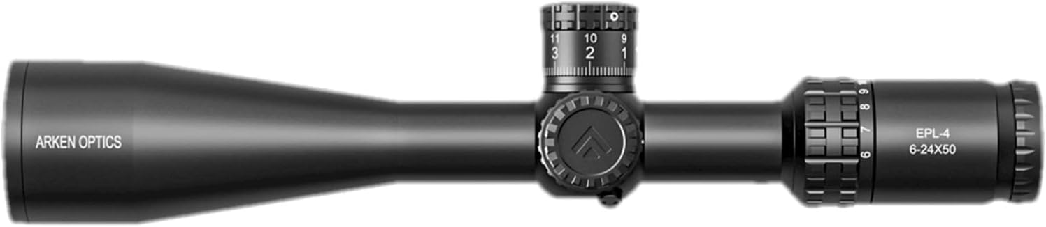 Arken Optics EPL4 6-24x50 FFP VHR Illuminated Rifle Scope -MIL