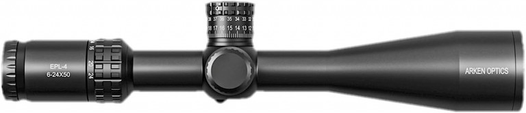 Arken Optics EPL4 6-24x50 FFP VHR MIL Illuminated Rifle Scope