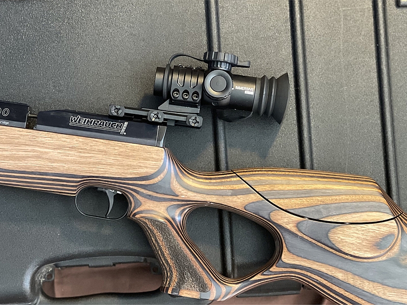 Immersive Optics 10x24 Mildot Extended w/moa Adj Mounts Prism Scope