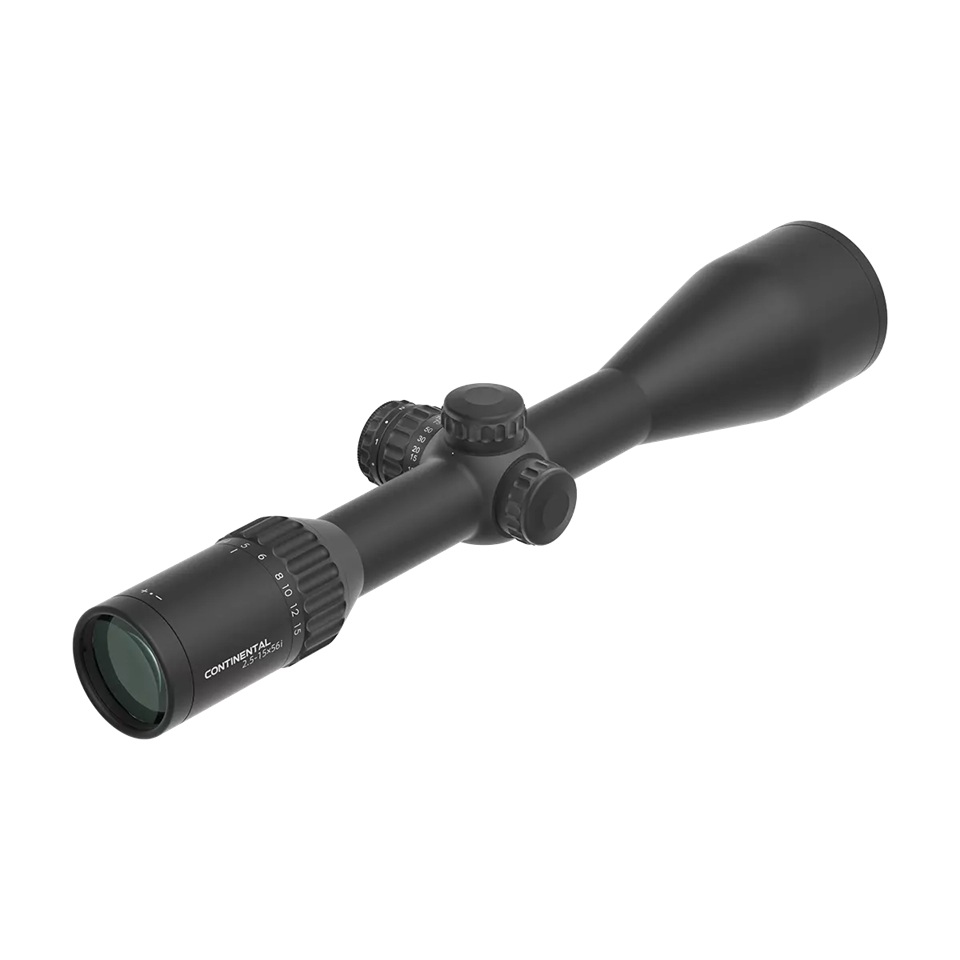 Vector Optics Continental x6 2.5-15x56 Fiber MPVO 1/4 MOA 30mm Rifle Scope