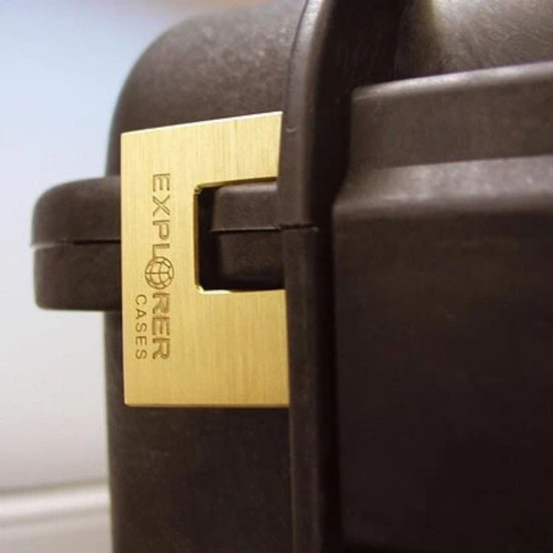 RED by Explorer 114cm Long Gun Case with High Desity Full Foam - Comes with 1x Combo Padlock and 1x Padlock w/ 2 Keys