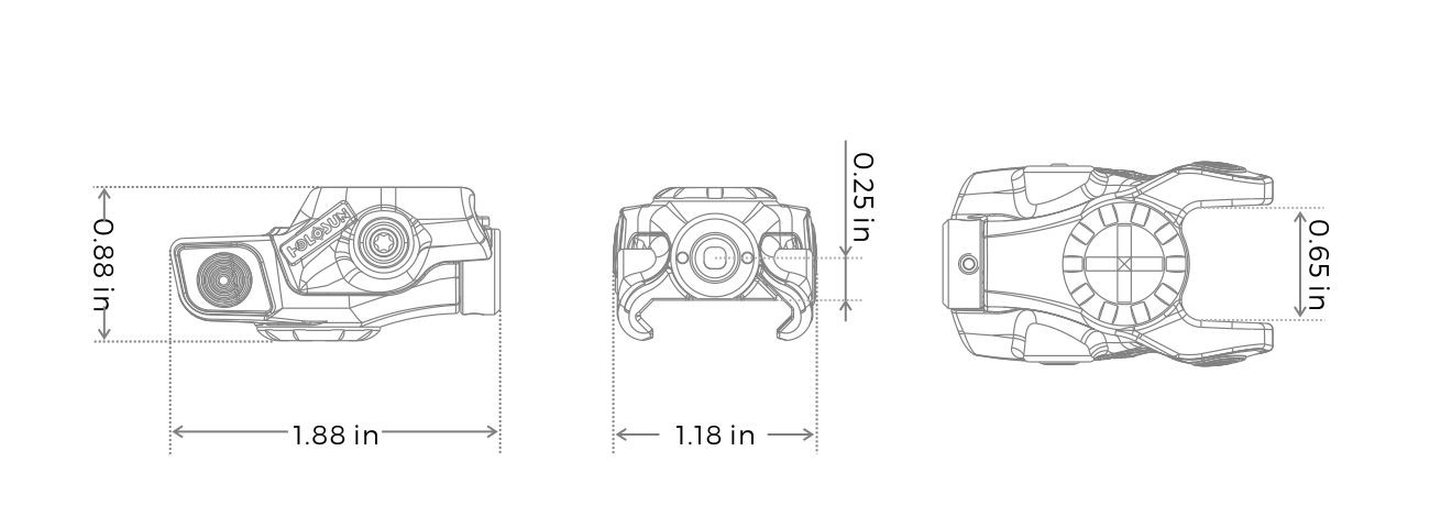 Holosun RML Green Rail Mounted Laser 1mW - 5mW with Polymer Housing