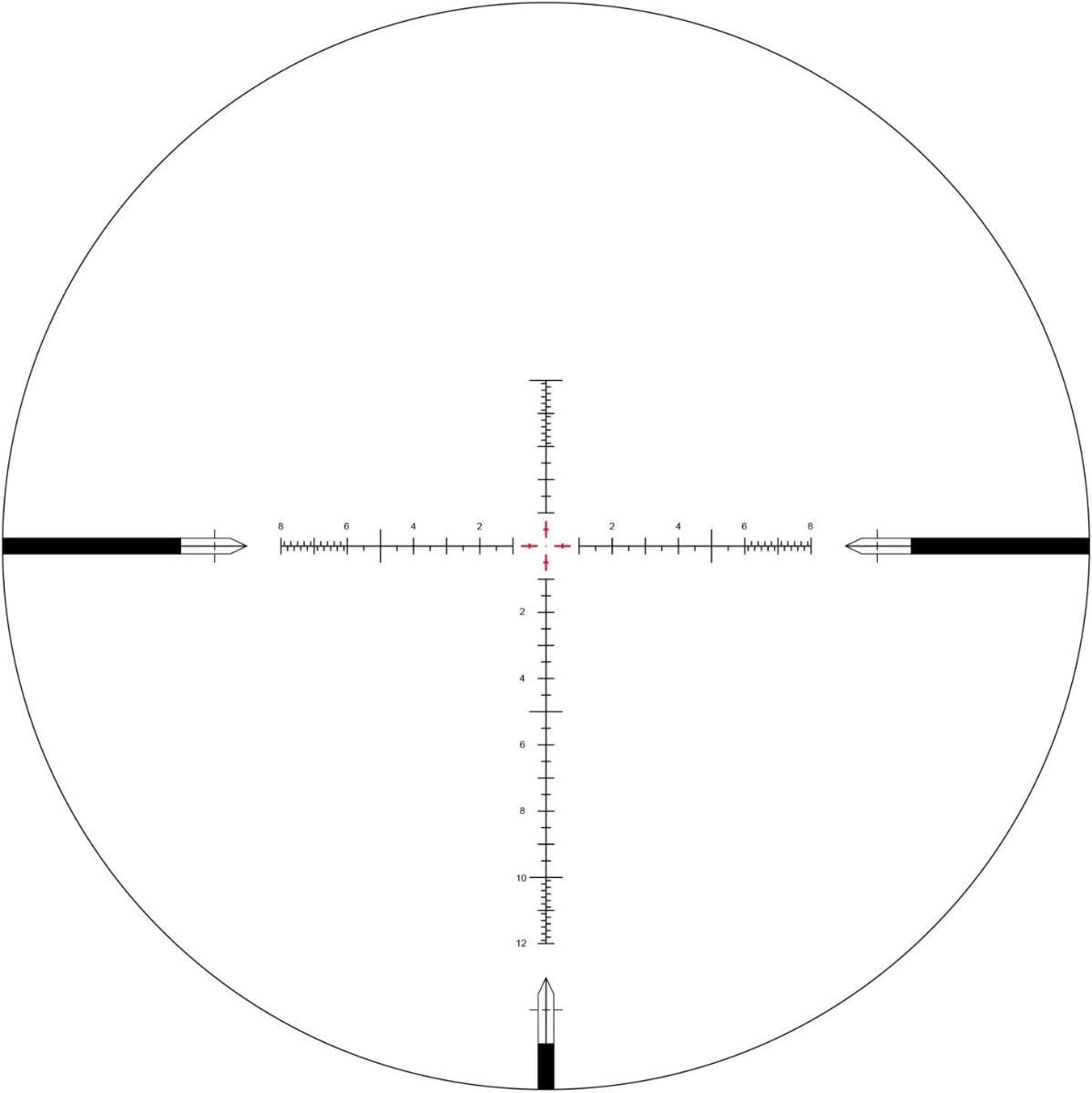 Arken Optics EPL4 6-24x50 FFP VHR Illuminated Rifle Scope -MIL