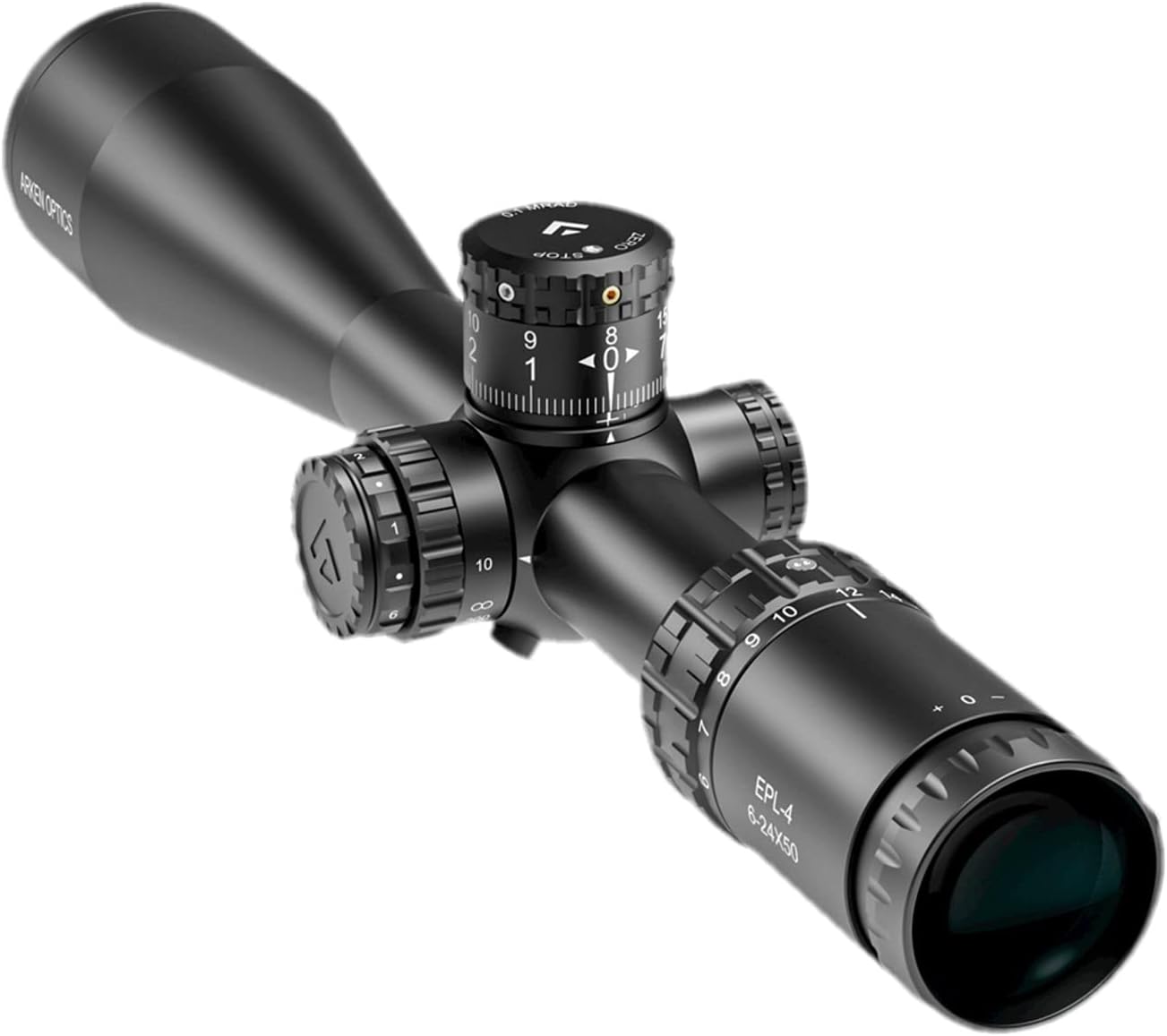 Arken Optics EPL4 6-24x50 FFP VHR Illuminated Rifle Scope -MIL