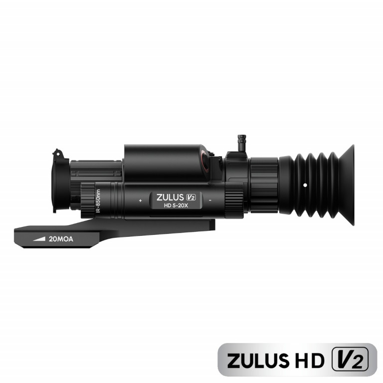 WIN A: DNT Optics ZULUS HD ZHD520R V2 - 5-20X Digital Night Vision Scope With LRF And Ballistic Calculator (Includes PM20L Picatinny Rail)