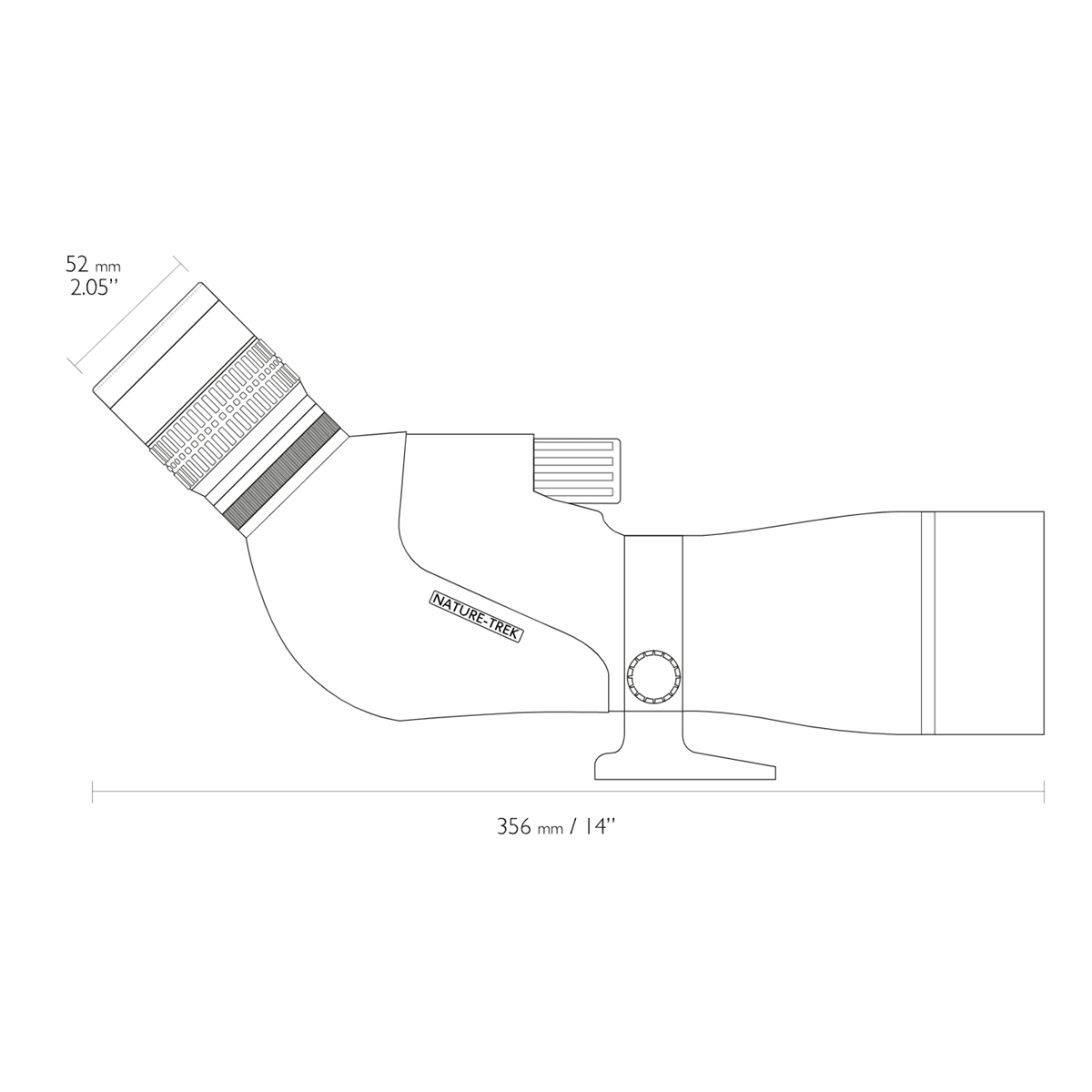 Hawke Nature-Trek 16-48x65 Spotting Scope 