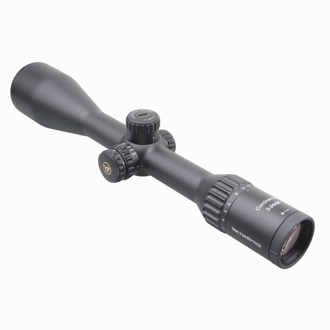 Vector Optics Continental x8 3-24x56 SFP ED IR German #4 Fiber 1/4MOA 30mm Rifle Scope