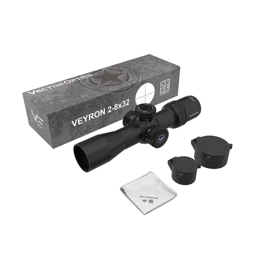 WIN A: Vector Optics Veyron 2-8x32 SFP 0.1MRAD IR MPR-V5 30mm Rifle Scope
