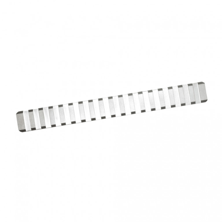 REED Gunmakers Rail - Silver Radius Bottom, Picatinny, Vapour Blasted Aluminium, 0 MOA