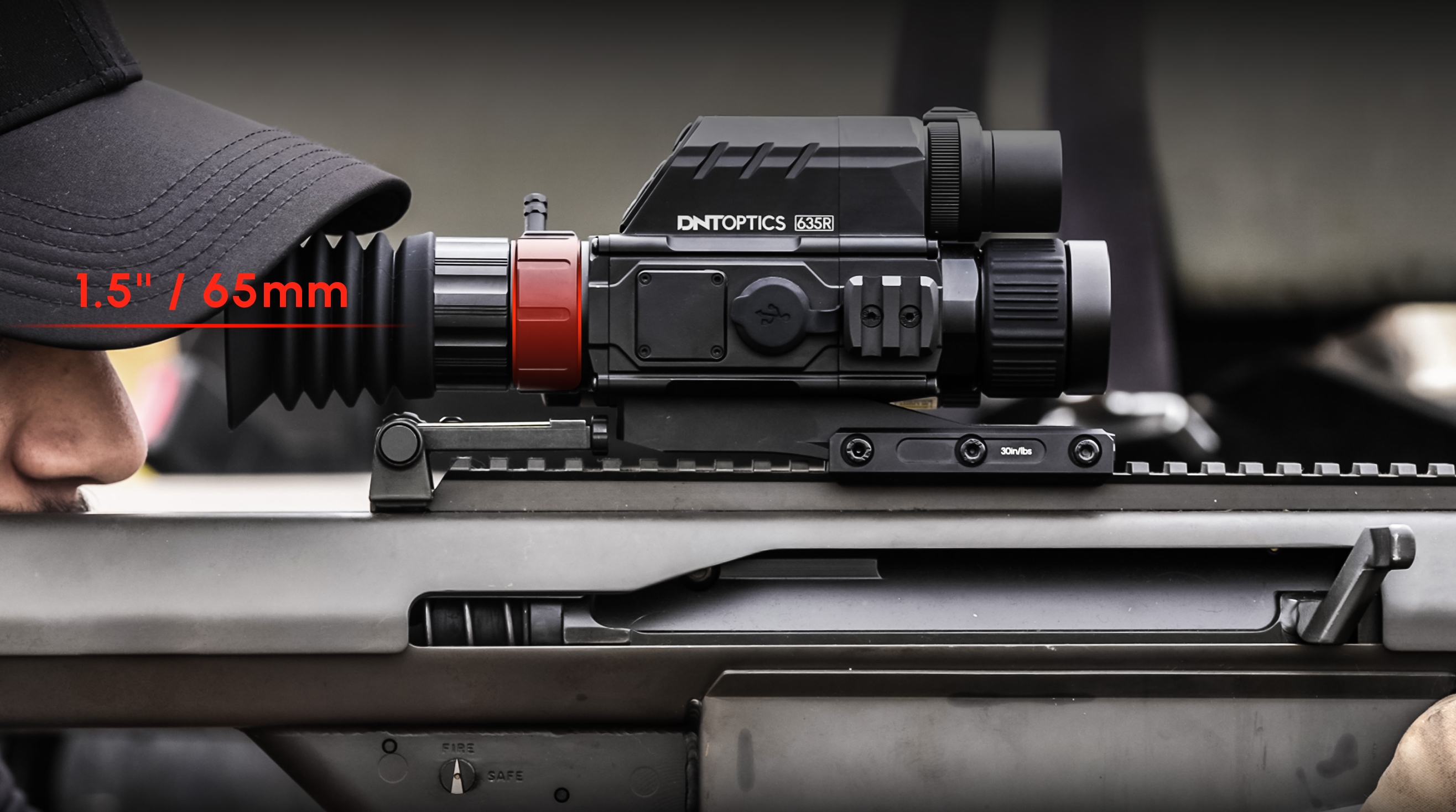 WIN A: DNT Optics TNC635R ThermNight 650x512 35mm Thermal & Night Vision Multispectral Scope w/ Laser Rangefinder and Ballistic Calculator