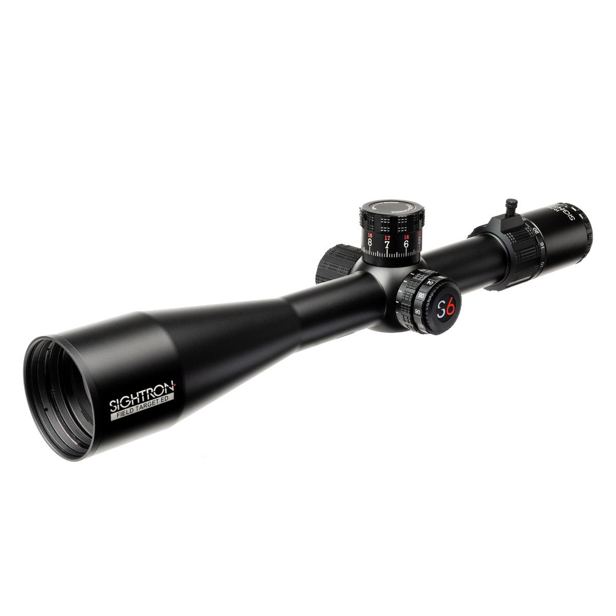 SIGHTRON S6 10-60x56 ED SFP illuminated Field Target Riflescope MOA-2FT Reticle