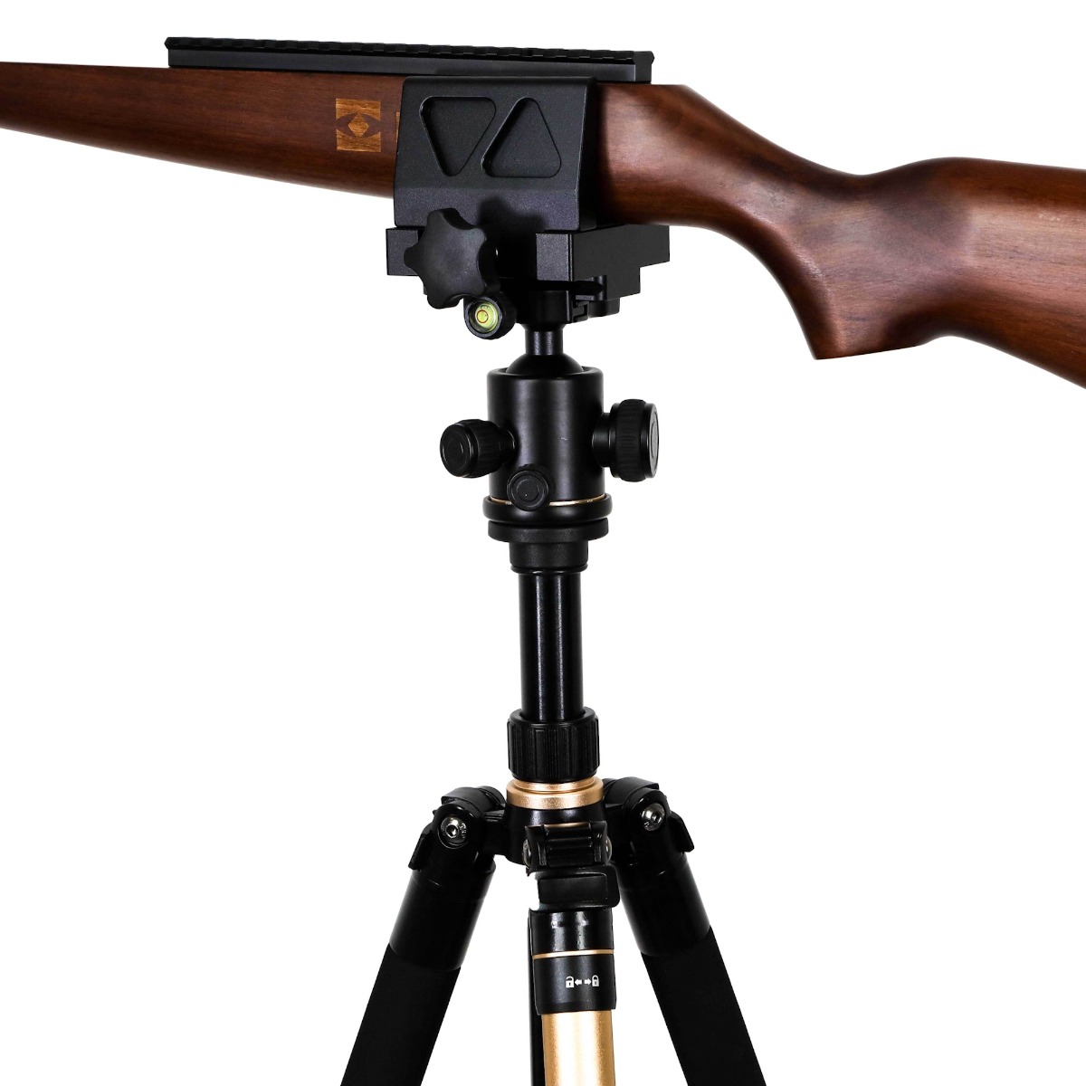 BASE Optics Ball Head Aluminium Tripod with Lightweight Arca Gun Saddle (8kg Load)