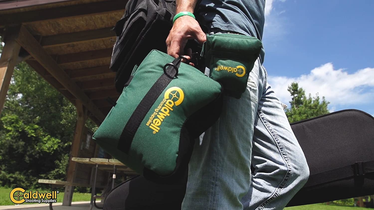 Caldwell Deadshot Shooting Bags Front and Rear Filled Set