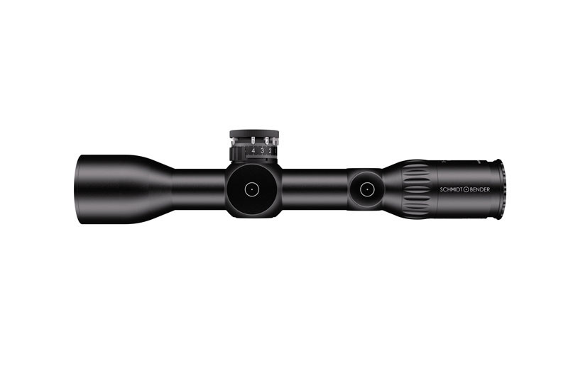 Schmidt & Bender EXOS 3-21x50 SFP Illuminated LRH-MOA ST II LT 1/4 MOA CCW Rifle Scope