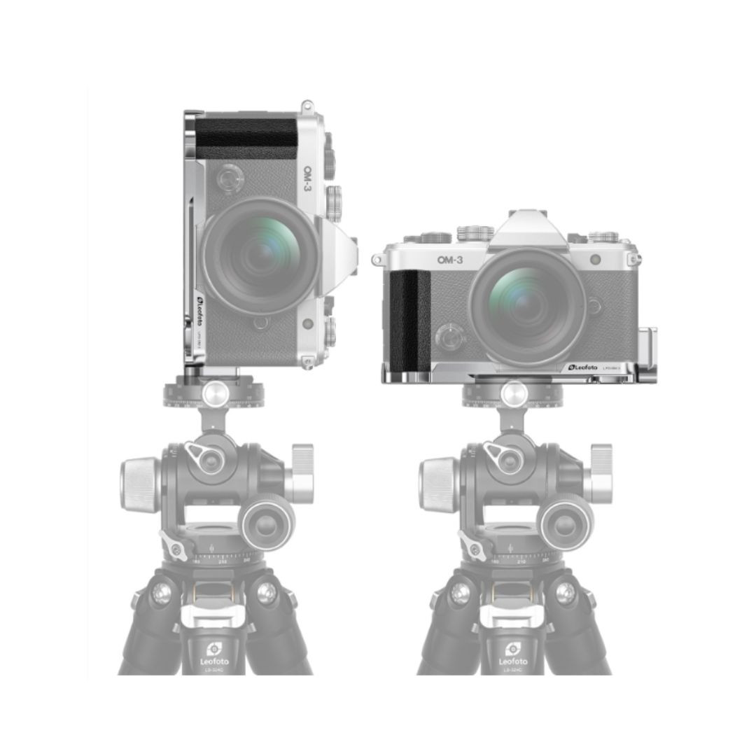 LEOFOTO-Custom L Bracket for Olympus OM-3