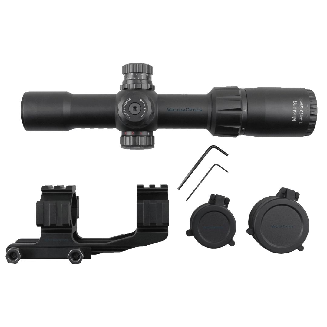 Mustang 1-4×30 Chevron Reticle – Vector Optics Hungary