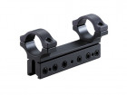 BKL-260H 1 Tube 4" Long Unitised Dovetail Mount High