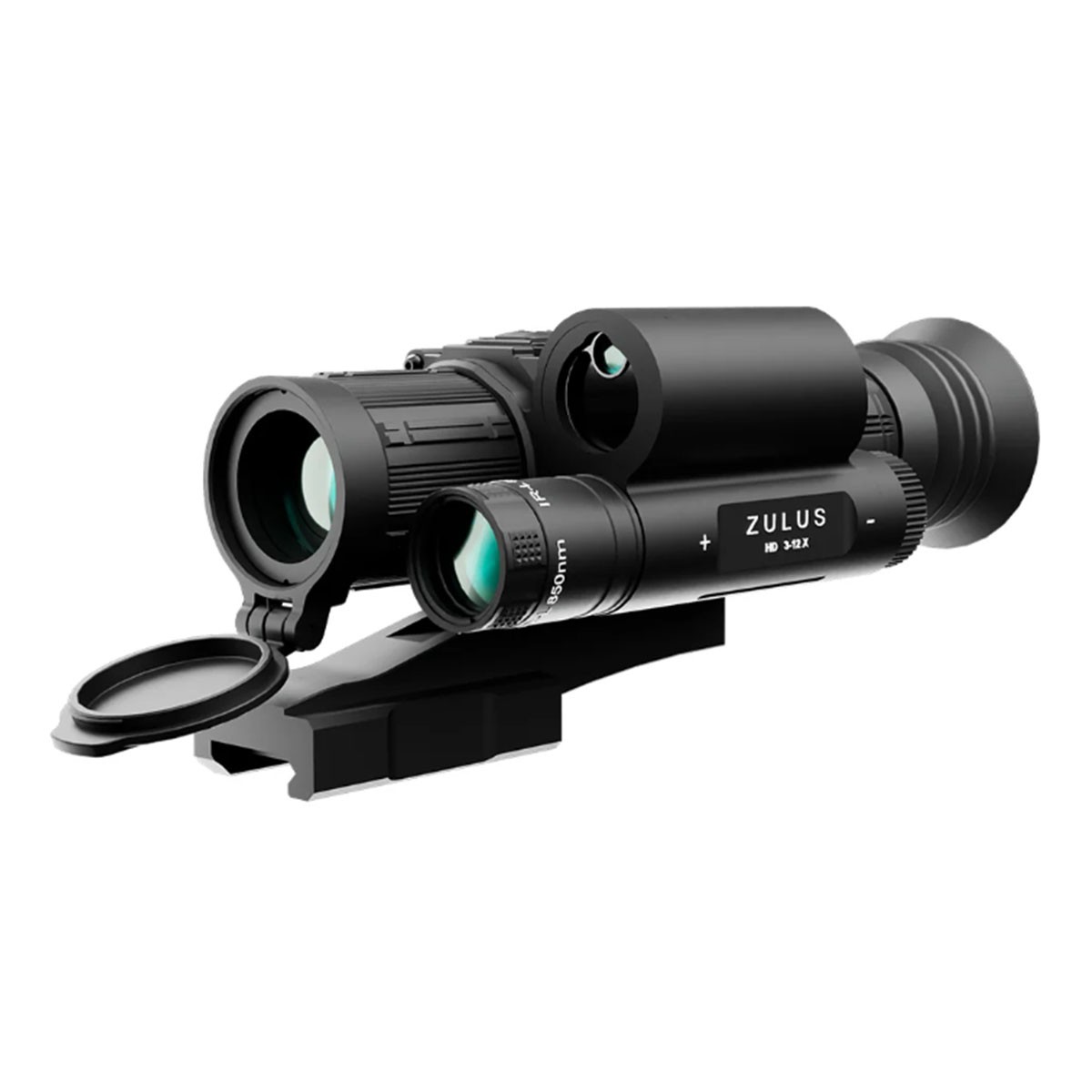 WIN A: Arken Optics ZULUS HD 3-12X Digital Night Vision Scope With LRF And Ballistic Calculator + Picatinny Rail