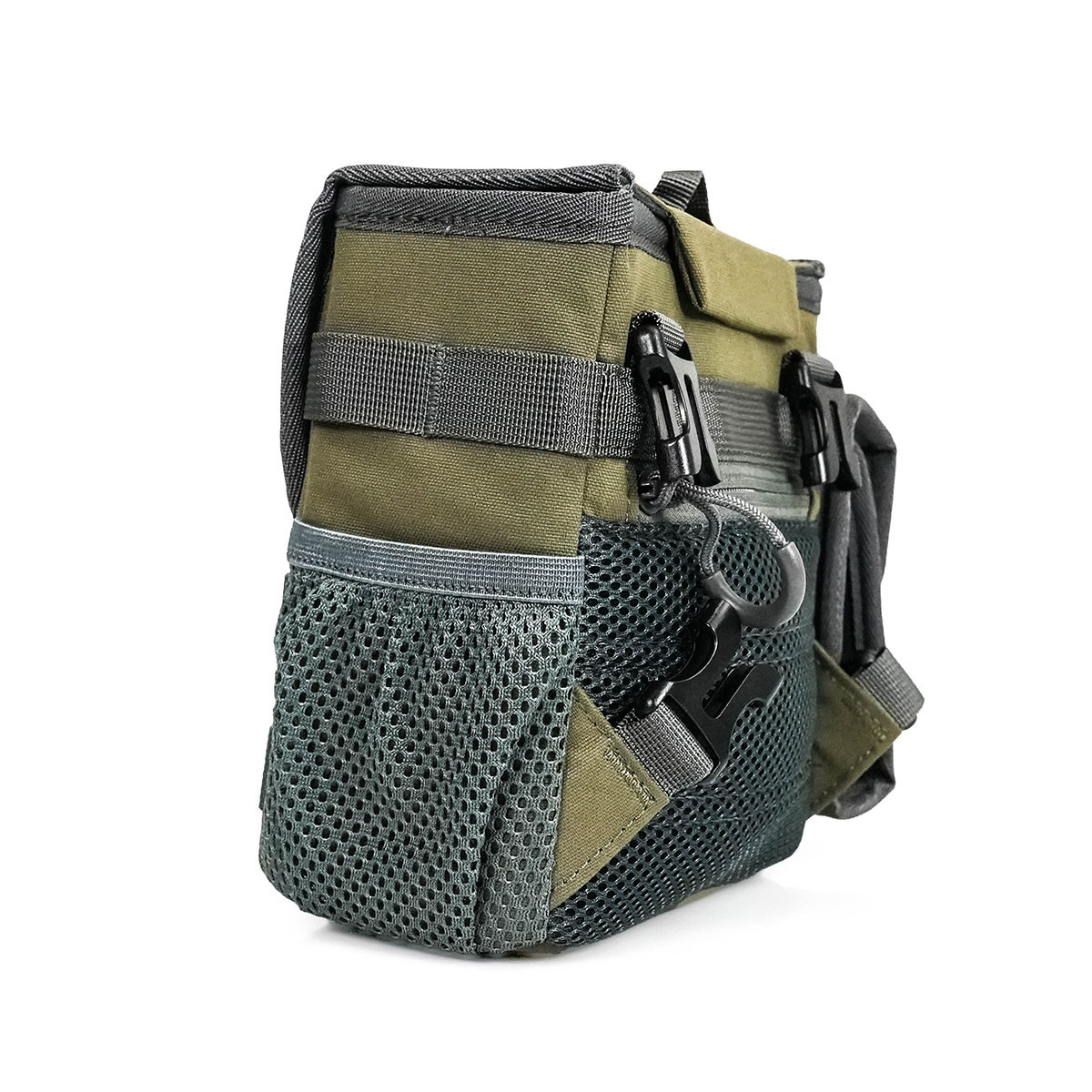 Raptor Air Magnetic Binocular Bag Pack with Detachable Side Pocket and Harness Straps