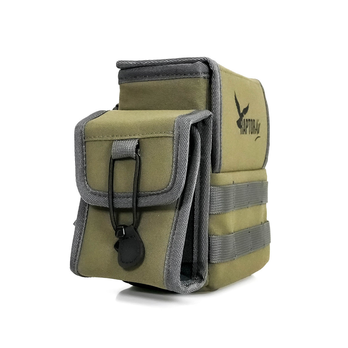 Raptor Air Magnetic Binocular Bag Pack with Detachable Side Pocket and Harness Straps