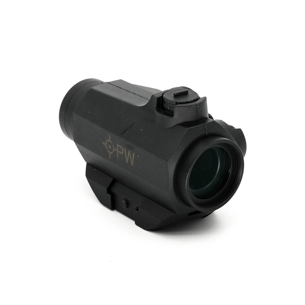 SPINA Optics OPW Branded Pathogen 1x20 2 MOA 50yd Red Dot Sight with QD Riser & Rheostat System