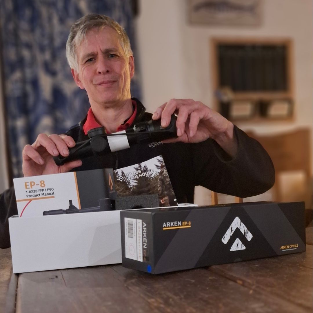 WIN A: Arken Optics EP8 1-8x28 LPVO FFP KL BOX Illuminated Rifle Scope