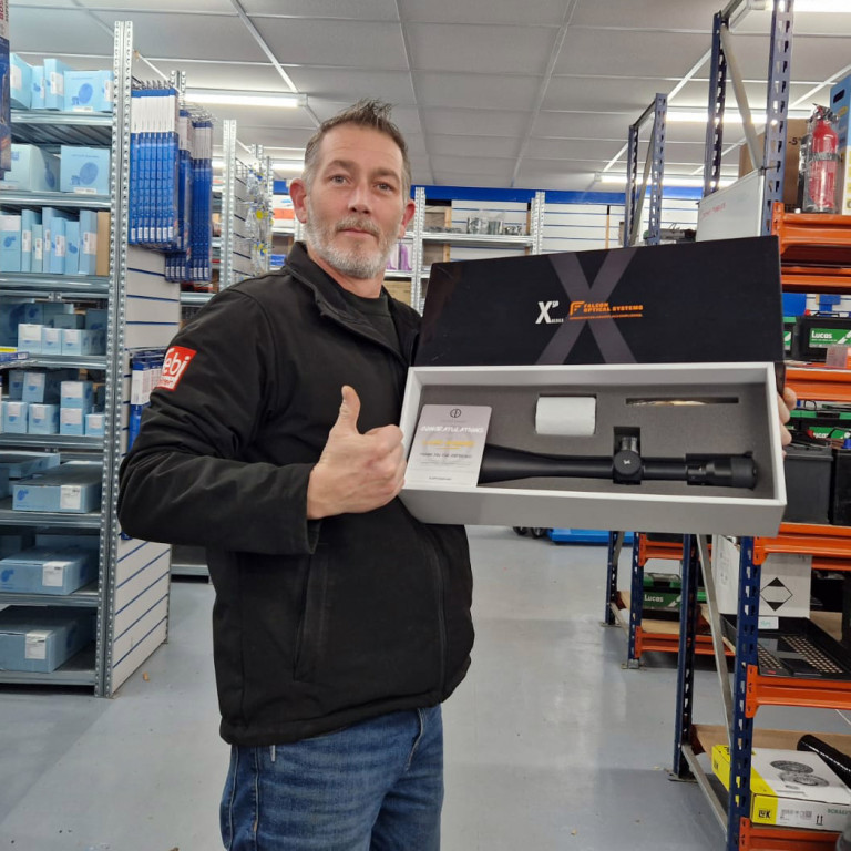 WIN A: Falcon X50 10-50x60 FIELD TARGET SFP MOA 1/8 MOA Rifle Scope OR £400 OPW Store Credit