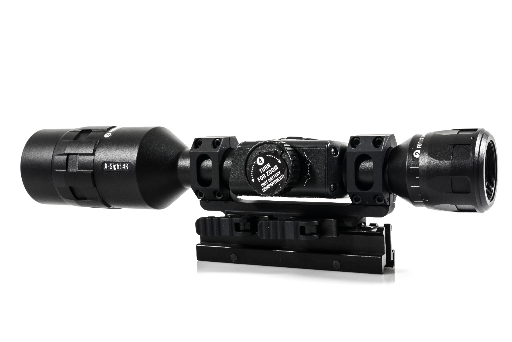 American Defense AD-RECON-SEW 30mm Std EXTRA Long Saddle Quick Detach 1 Piece Unimount (THE ATN 4K MOUNT)