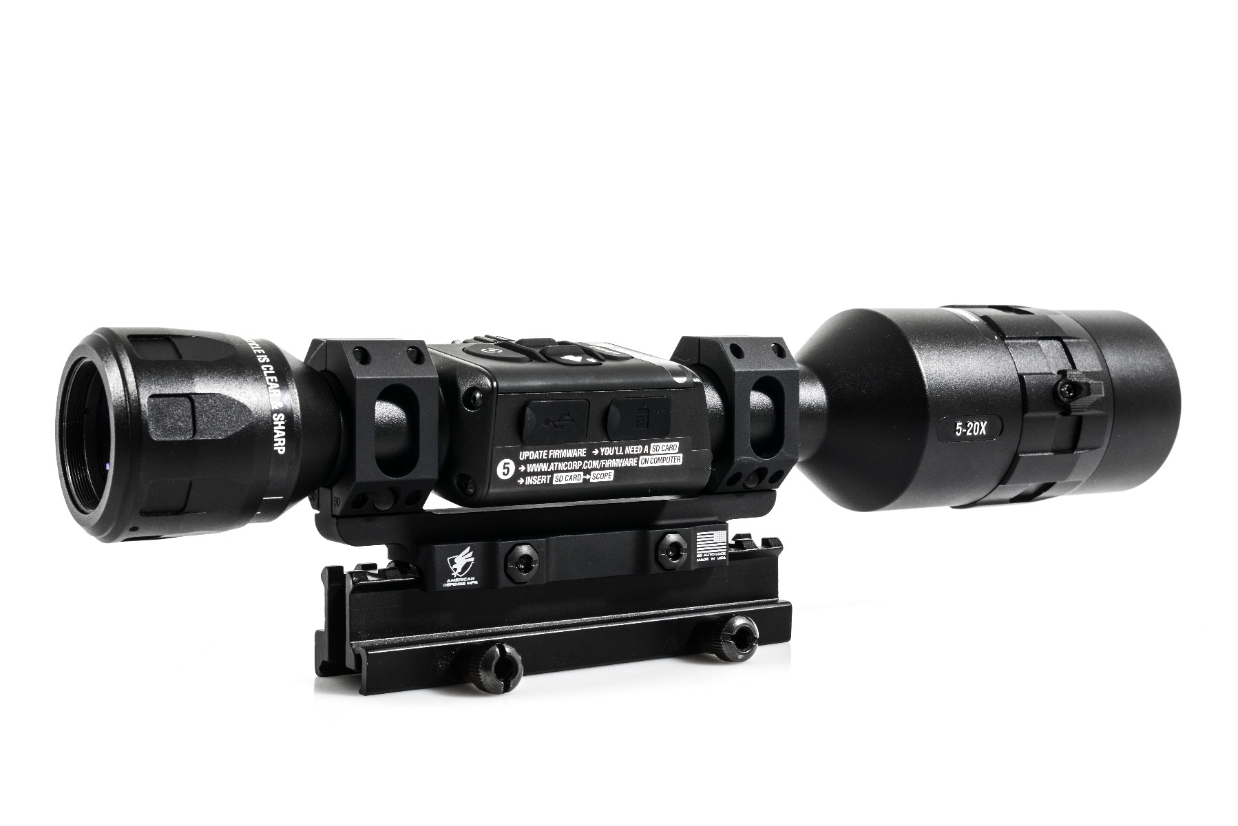 American Defense AD-RECON-SEW 30mm Std EXTRA Long Saddle Quick Detach 1 Piece Unimount (THE ATN 4K MOUNT)