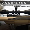 UTG ACCU-SYNC 30mm Medium Pro. 50mm Offset Picatinny Rings