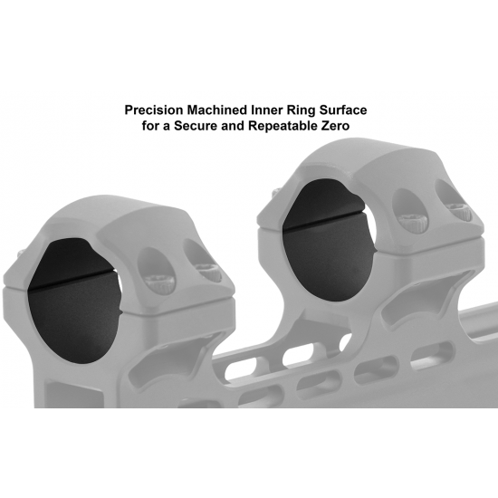 Leapers UTG 1pc 1" HIGH Height 34mm Offset Picatinny Scope Mount Ring