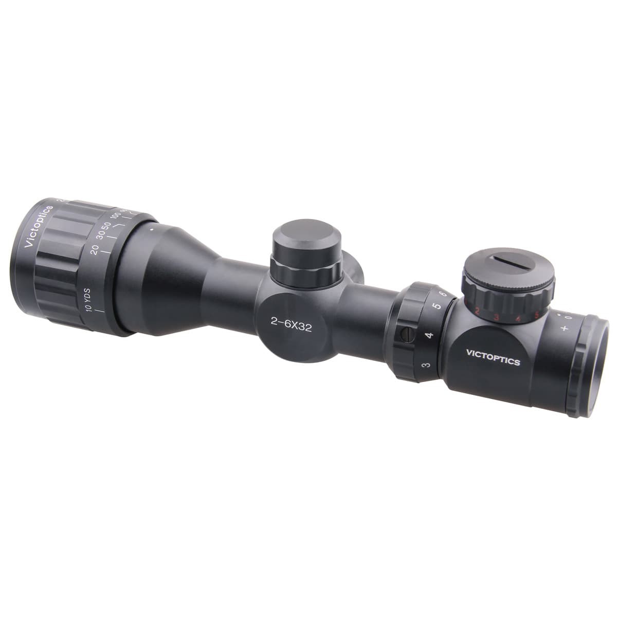WIN A: Vector Victoptics 2-6x32 AOE SFP Compact Illuminated Rangefinder Reticle 1" Rifle Scope + Weaver Mounts