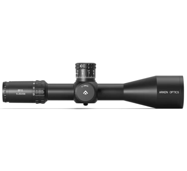 Arken Optics EP5 5-25X56 FFP VPR MIL Illuminated Rifle Scope