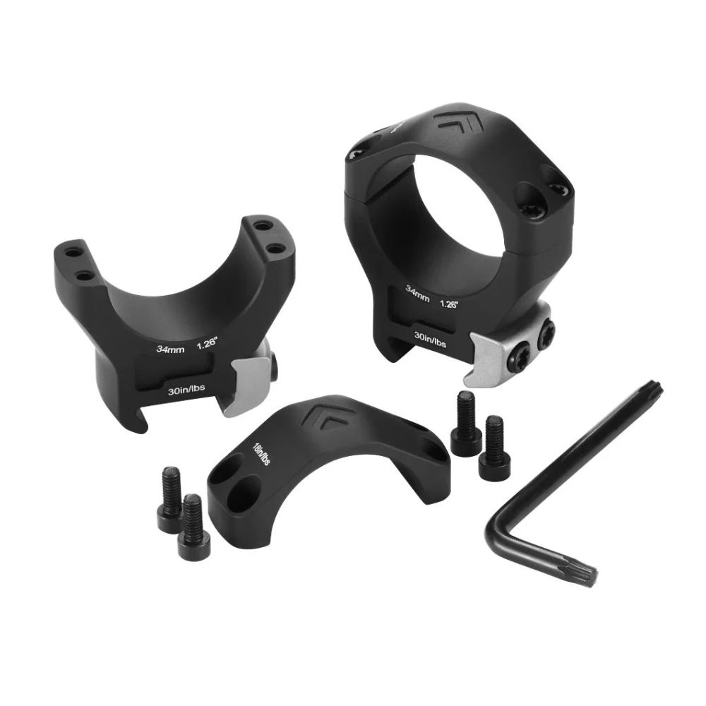 Arken Optics Halo Ti 30mm Rifle Scope Rings - 1.26'' / Medium