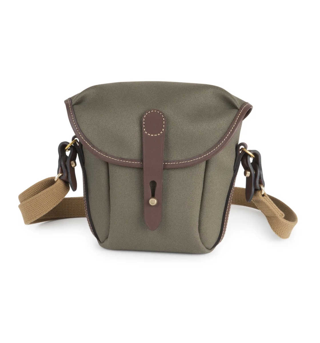 Billingham Galbin Binocular Case for 8x32 / 8x42 Binoculars - Sage FibreNyte / Chocolate Leather