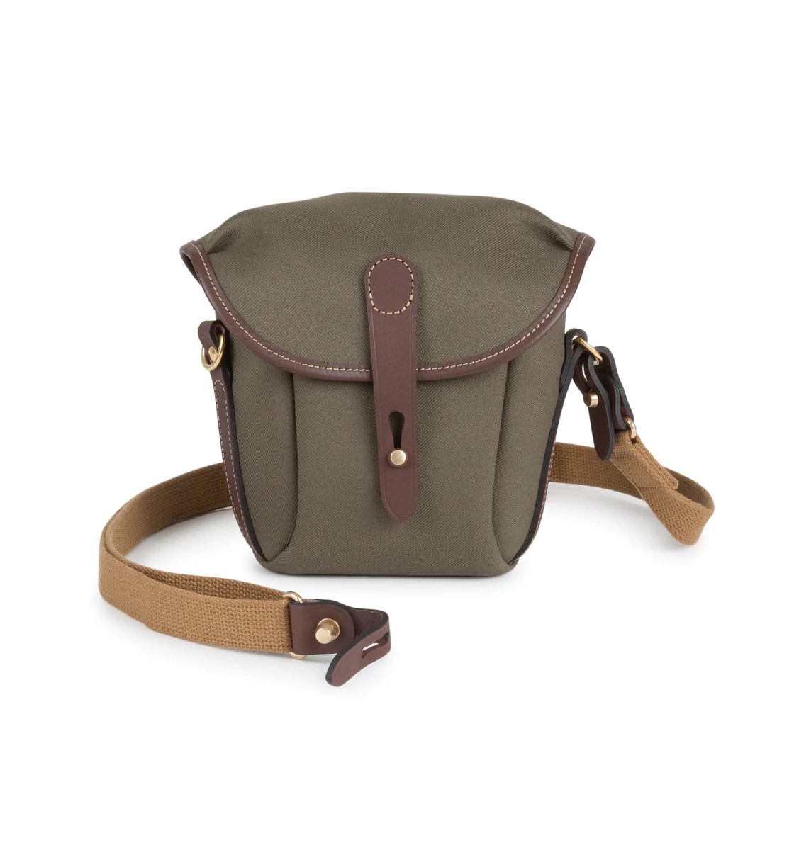 Billingham Galbin Binocular Case for 8x32 / 8x42 Binoculars - Sage FibreNyte / Chocolate Leather