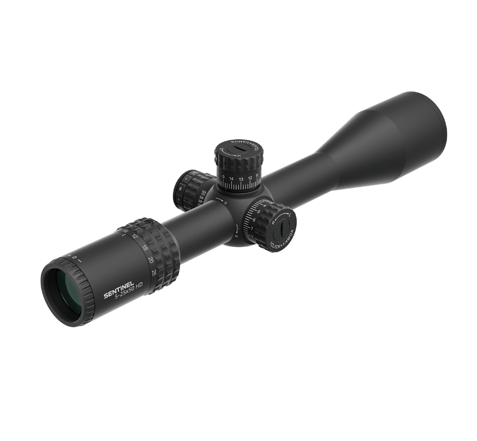 Vector Optics Sentinel 5-25x50 FFP HD VSE-5 1/4 MOA 30mm Rifle Scope