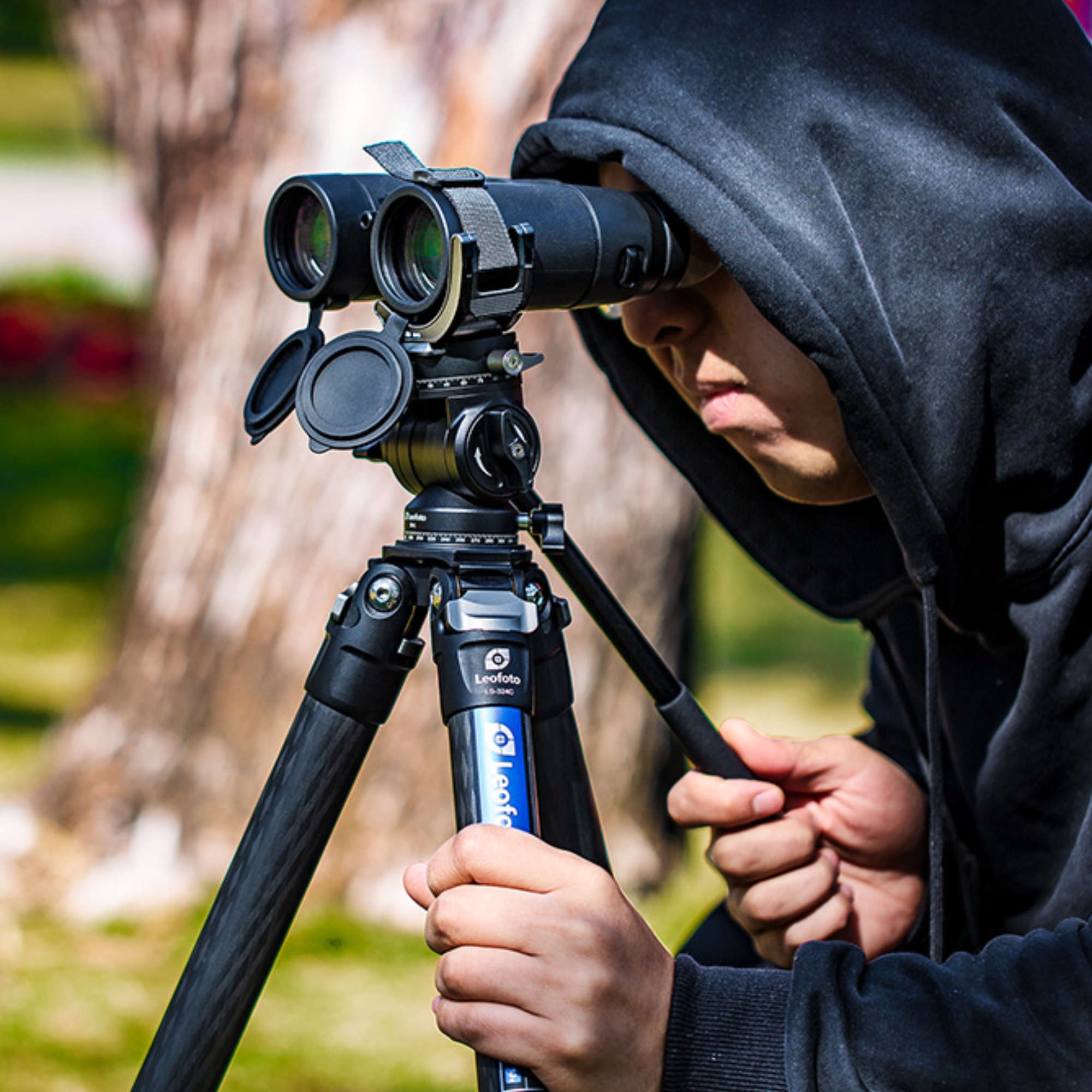 Leofoto BC-01 Binocular / Monocular Strap Adapter with Arca Base