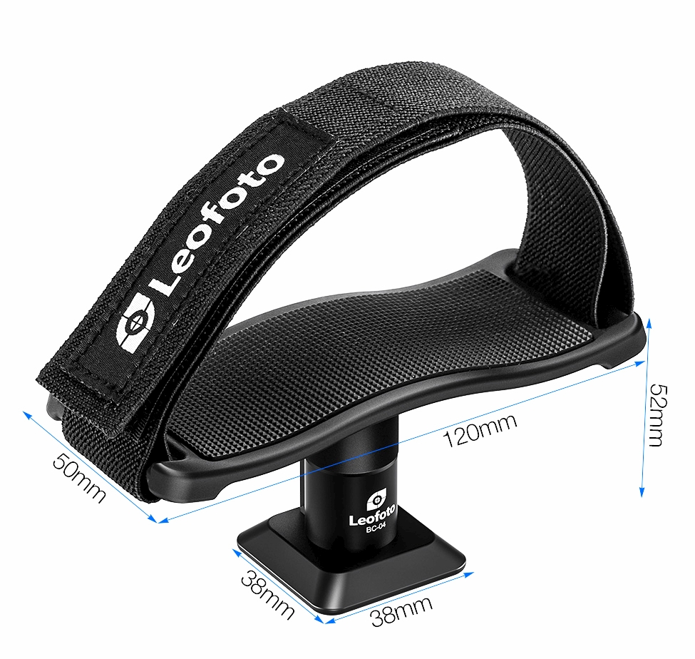 Leofoto Binocular Adaptor Tray with Hook and Loop Strap System