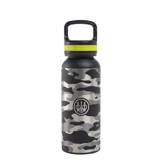 Beretta Water Bottle 16oz BLACK CAMO