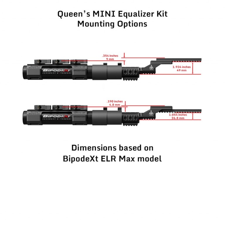 Accuracy Solutions The Queen's MINI Equalizer Kit for BipodeXt