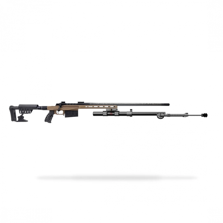 Accuracy Solutions BipodeXt Hunter PRO XL Rifle Stabilizer - Black Hard Anodized