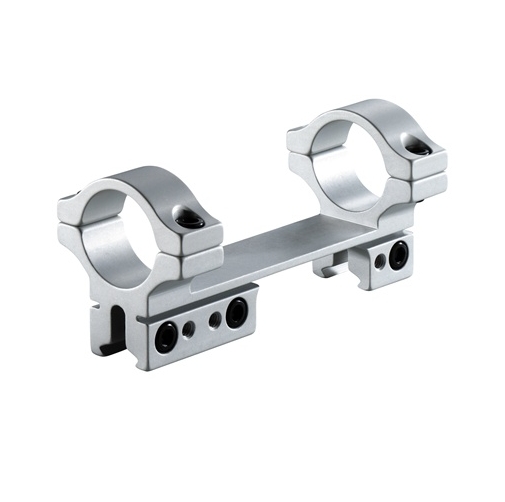 BKL-261 1 inch 1 Piece 4' Long Bolt Action Rimfire Dovetail Scope Mount - Silver
