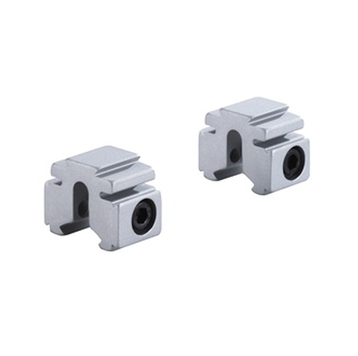 BKL-181 2 Piece 0.6 Long Tri-Mount Dovetail Riser Mount - Silver