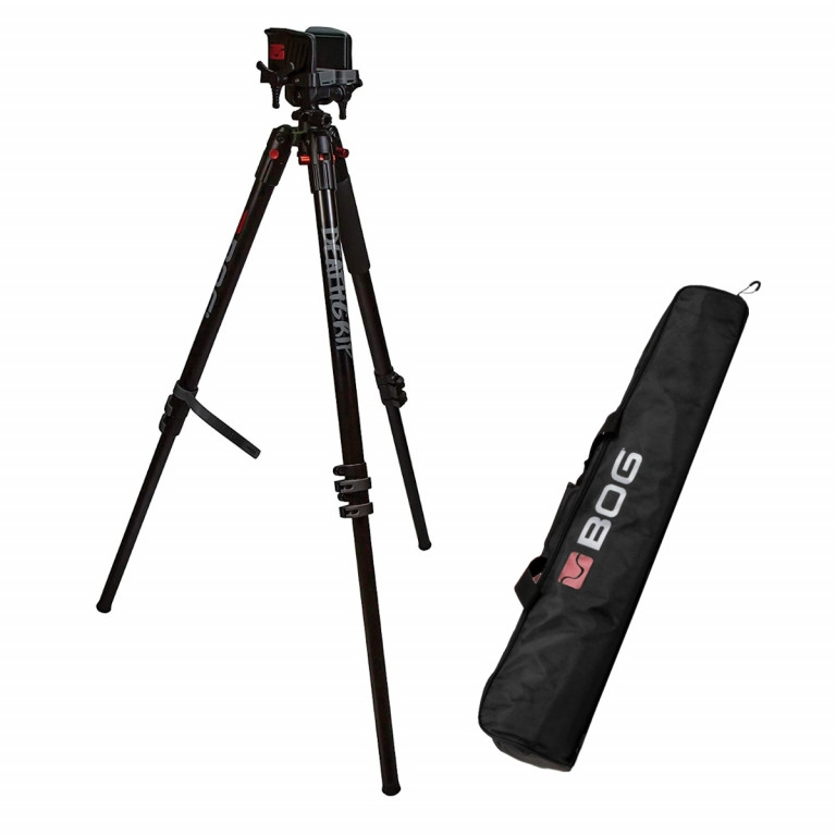 BOG Death Grip Clamping Aluminium Tripod Shooting Stick with Carry Bag