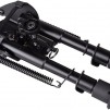 T-Eagle HDLG-6 Aluminium 6-9 Inch Smooth-Leg Bipod with Picatinny Mount
