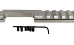 Britannia Rails CZ 455 11mm Dovetail Forward Extended Length Aluminium Silver Picatinny Rail