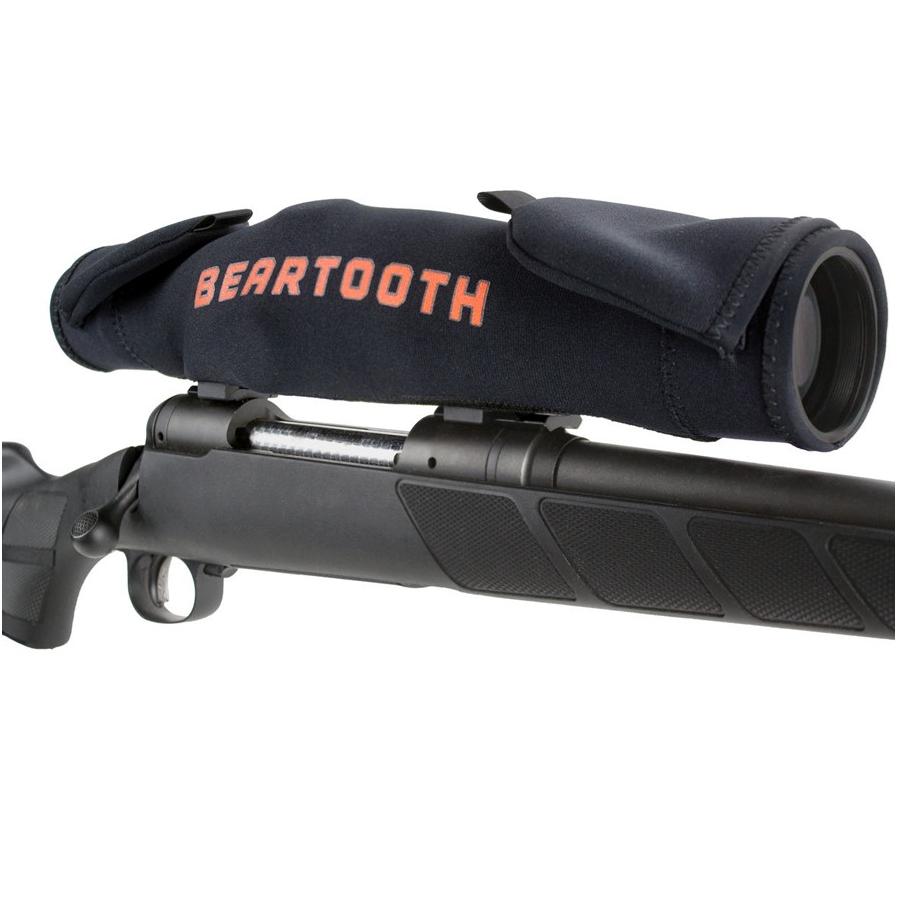 SCOPEMITT - Premium Neoprene Scope Cover with Flip-up Mitts in Black